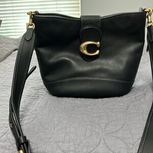 Coach Tali black bucket bag